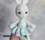 Заяц Зайчик вязаный 