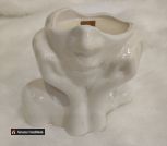 Свеча 'Мечтательница' с ароматом кожи и амбры 