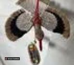 Оберег для дома Аист с младенцем 