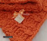 Детский пледик из пряжи Alize Puffy 