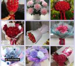 Цветы из атласных лент 