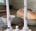 Набор свечей с подсвечниками 
