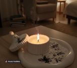 photo_5449899923798173033_y Набор гипсовый из шкатулки со свечой и подноса