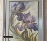 20260809_173919 'Ирис' - ручная вышивка крестиком