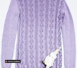 сиреневый свитер Маша