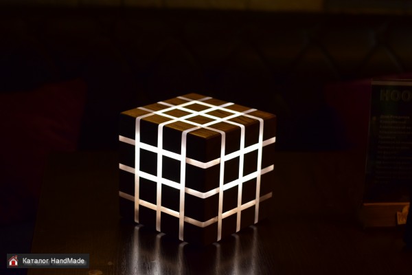 Светильник ARBO-Cube L Oak 4X4