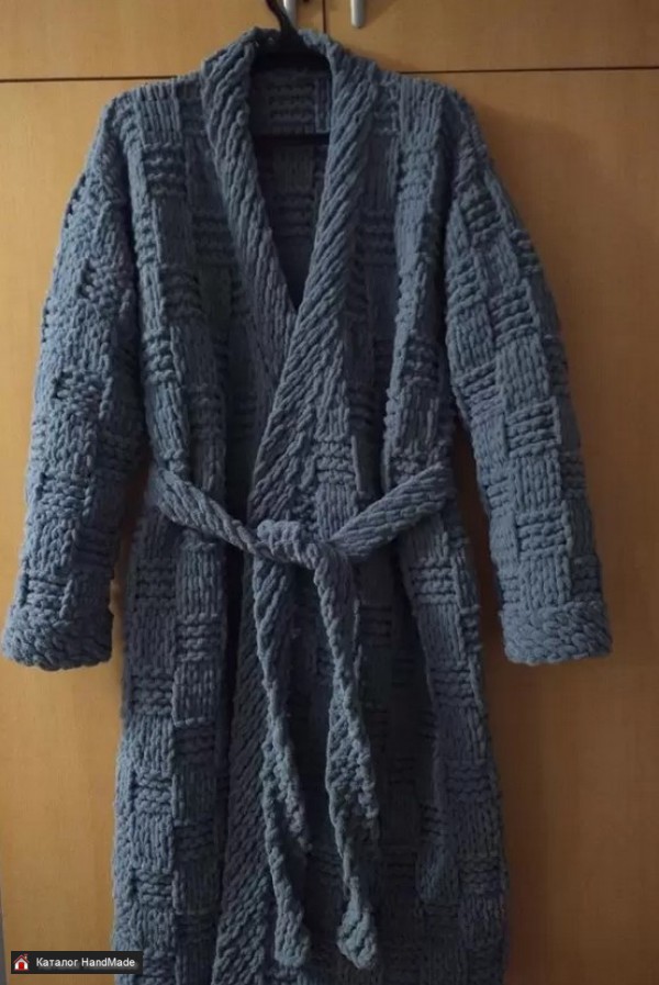 Мужской банный плюшевый халат размеры от 48 до 64