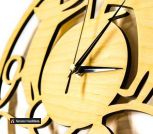 Часы с котиками, круглые - стрелки