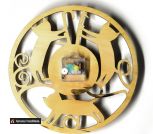 Часы с котиками, круглые - задник