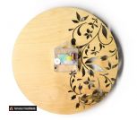 Часы с цветами - задник