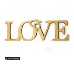 Слово Love с сердечками - бц