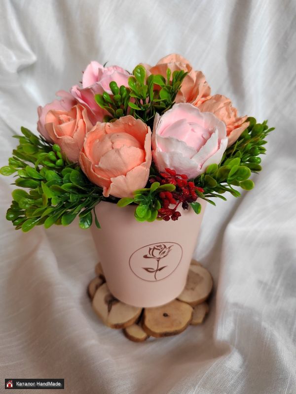 Мыльный букет