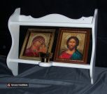 полка прям.2-х с отве.50х36х13 расст.20а