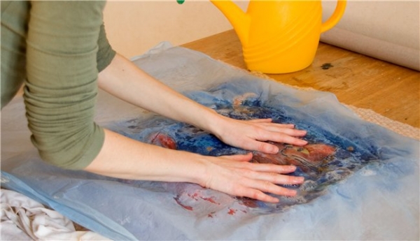 Мокрое валяние изделий из шерсти для начинающих